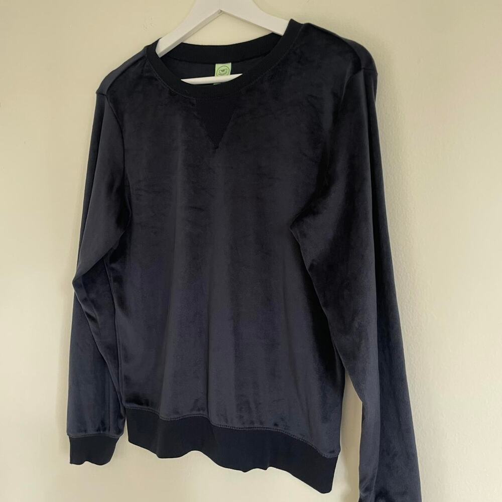Honeydew velour velvet pullover crewneck - Picture 4 of 4
